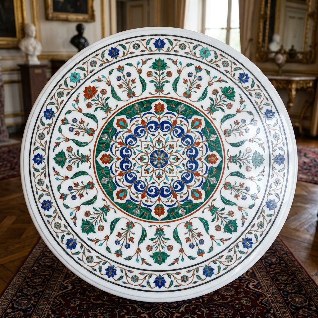 Marble Inlay Table Top